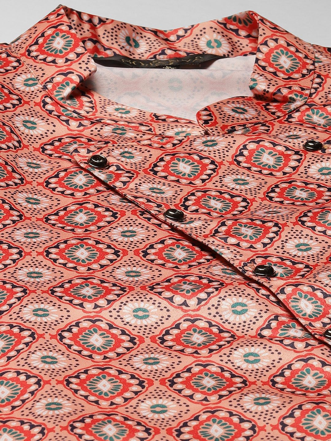 SOJANYA Men Grey Kurta with Churidar With Jacket