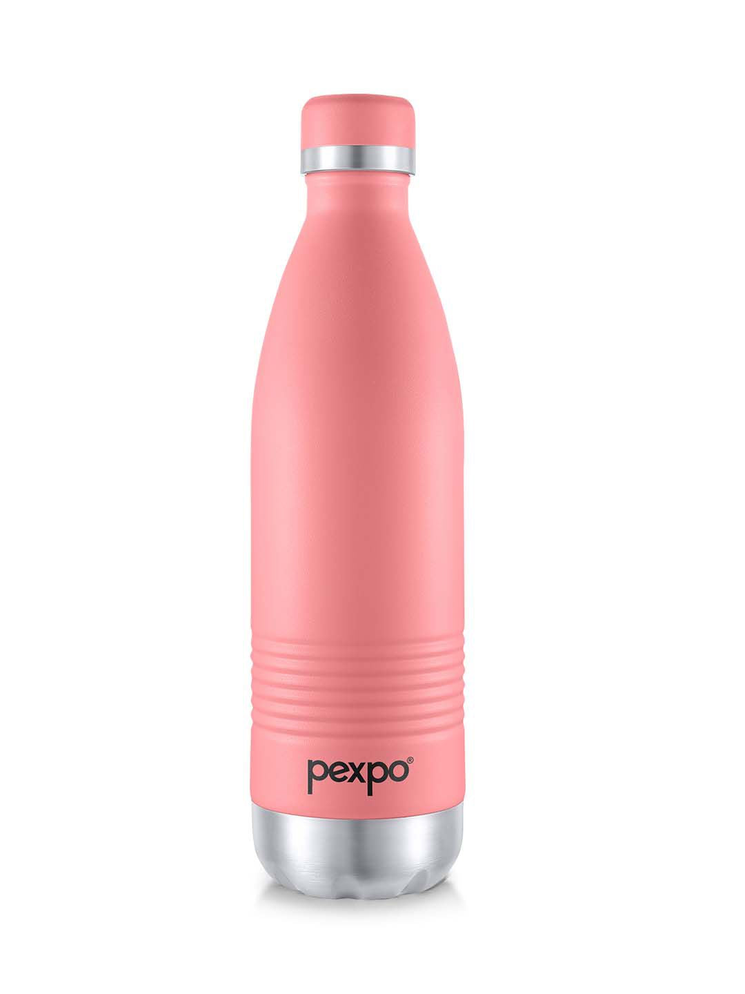 Pexpo Echo Delux Pink ISI Certified Thermosteel Hot and Cold Flask Water Bottle 980ml