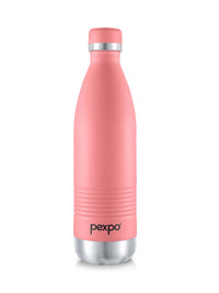 Pexpo Echo Delux Pink ISI Certified Thermosteel Hot and Cold Flask Water Bottle 980ml