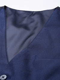 Park Avenue Self Design Textured Single Breasted Super Slim Fit 3 Piece Party Suits