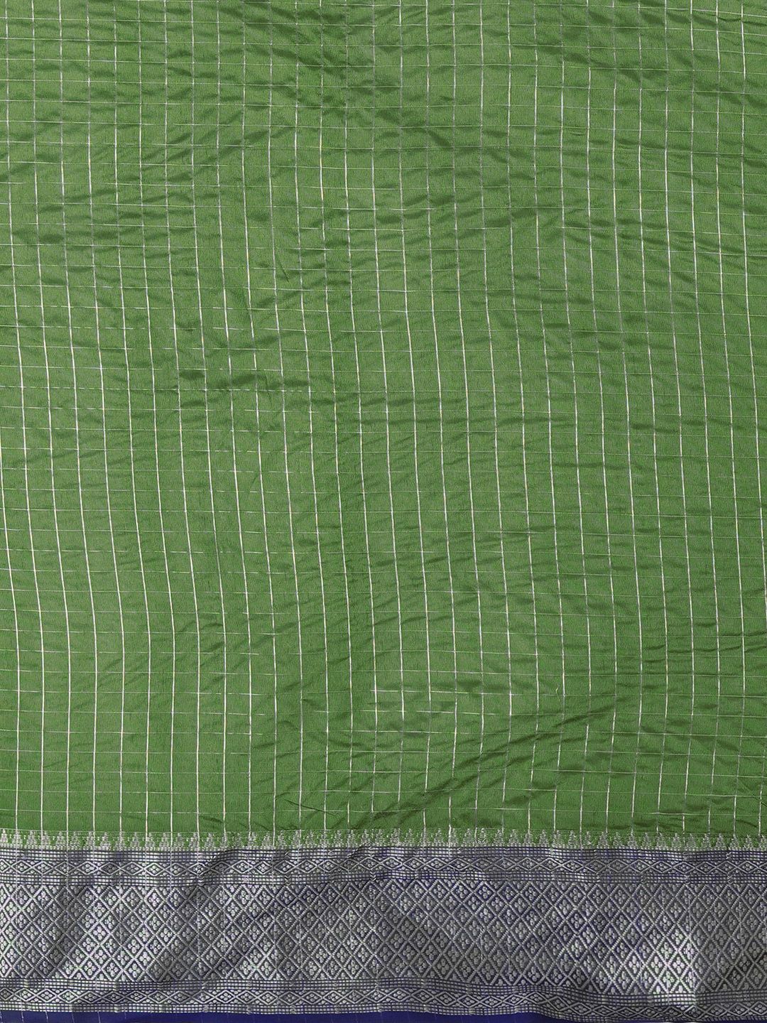 Saree mall Checked Zari Taant Traditional Sarees