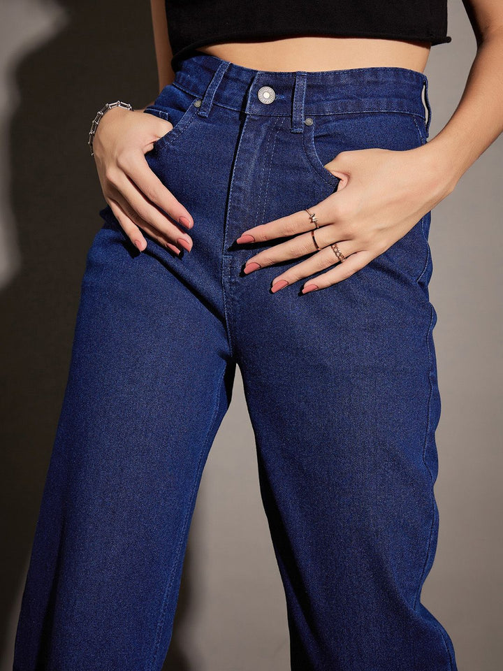 SASSAFRAS Women High-Rise Clean Look Stretchable Jeans