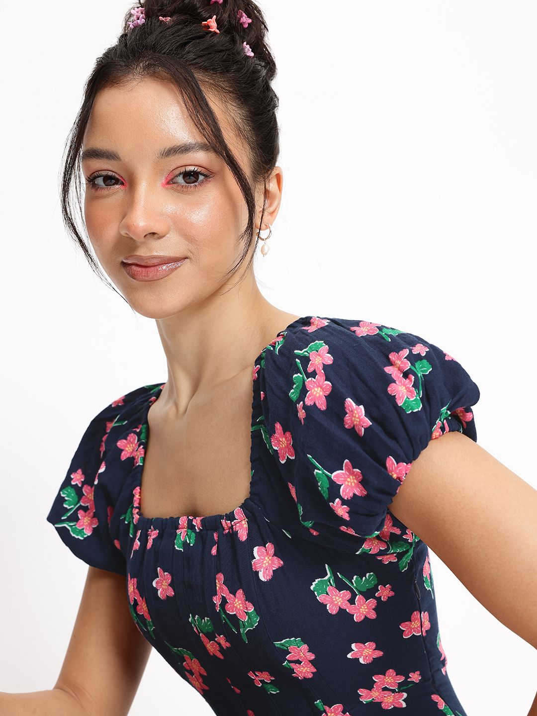 DressBerry Corset Crush Floral Dream Sheath Mini Dress