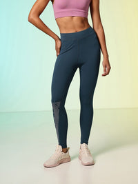 HRX by Hrithik Roshan Women Unity Story Rapid-Dry Printed Training Tights