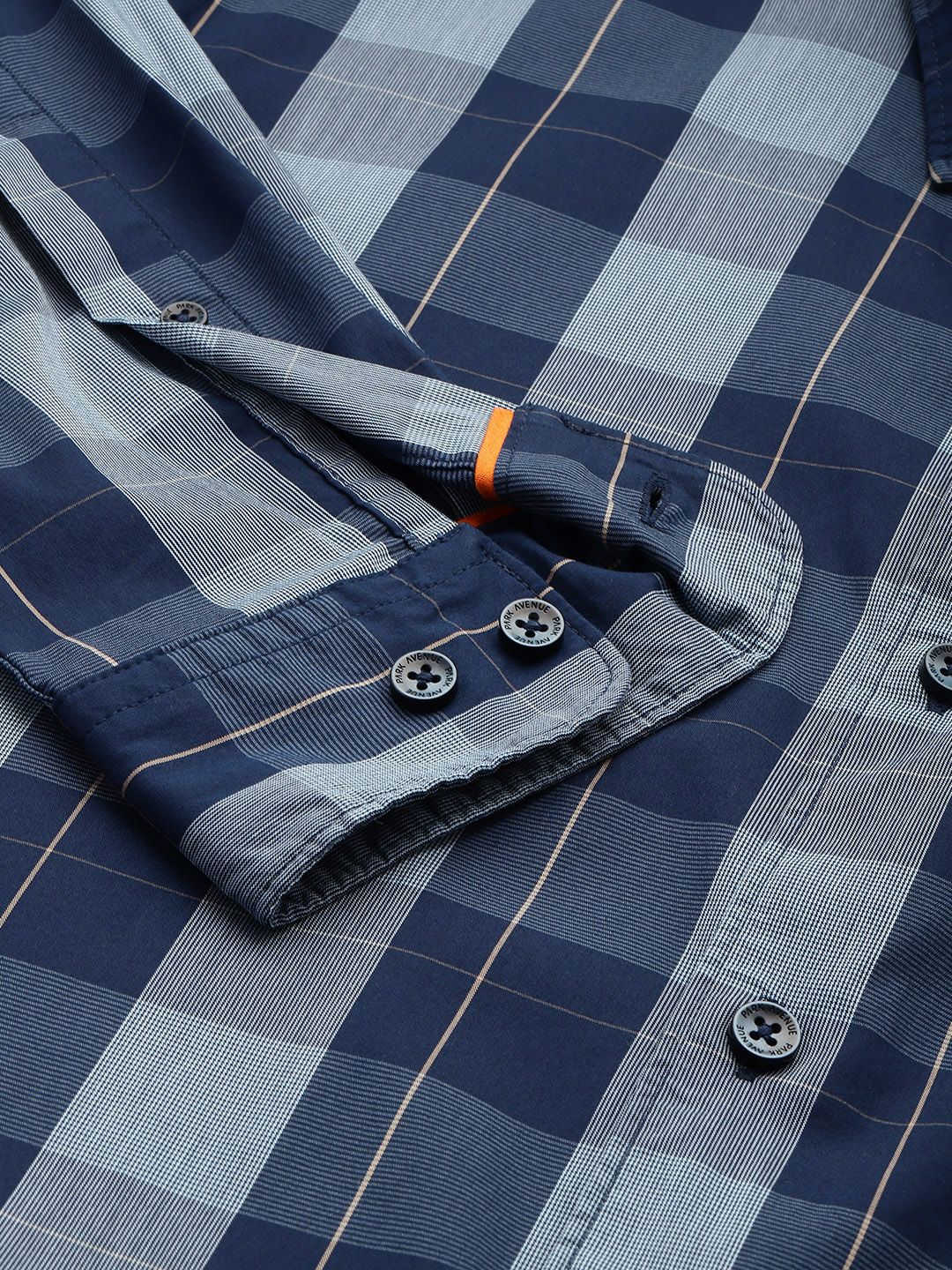 Park Avenue Slim Fit Checked Casual Shirt