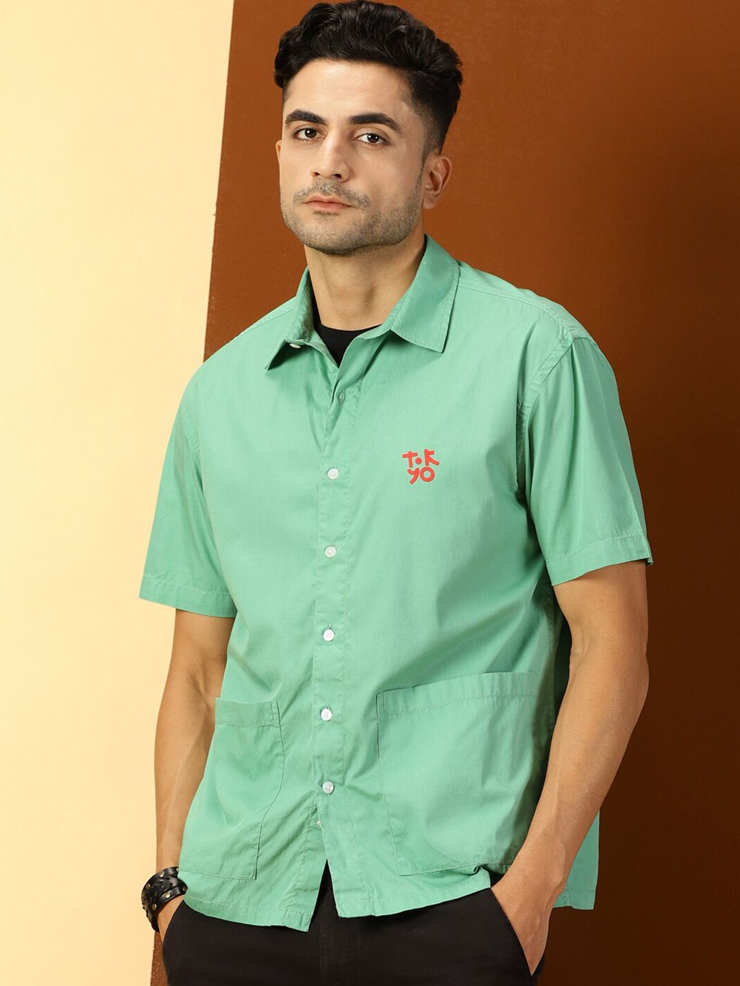 Thomas Scott Classic Boxy Short Sleeves Pure Cotton Casual Shirt