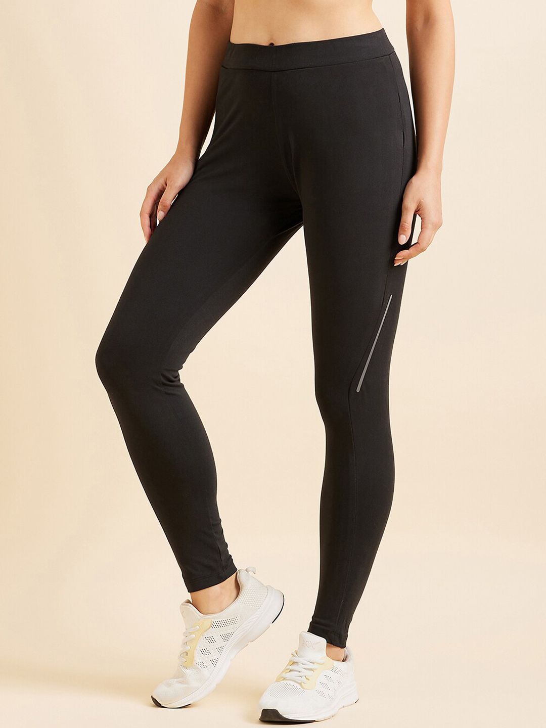 Sweet Dreams Women Brown Ankle Length Sports Tights