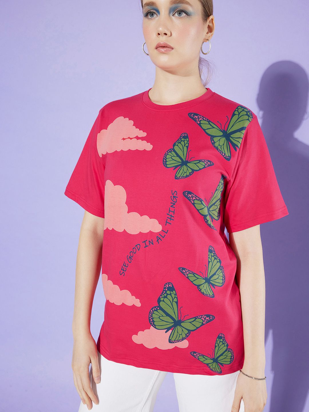 DILLINGER Women Graphic Printed Regular Fit T-shirt