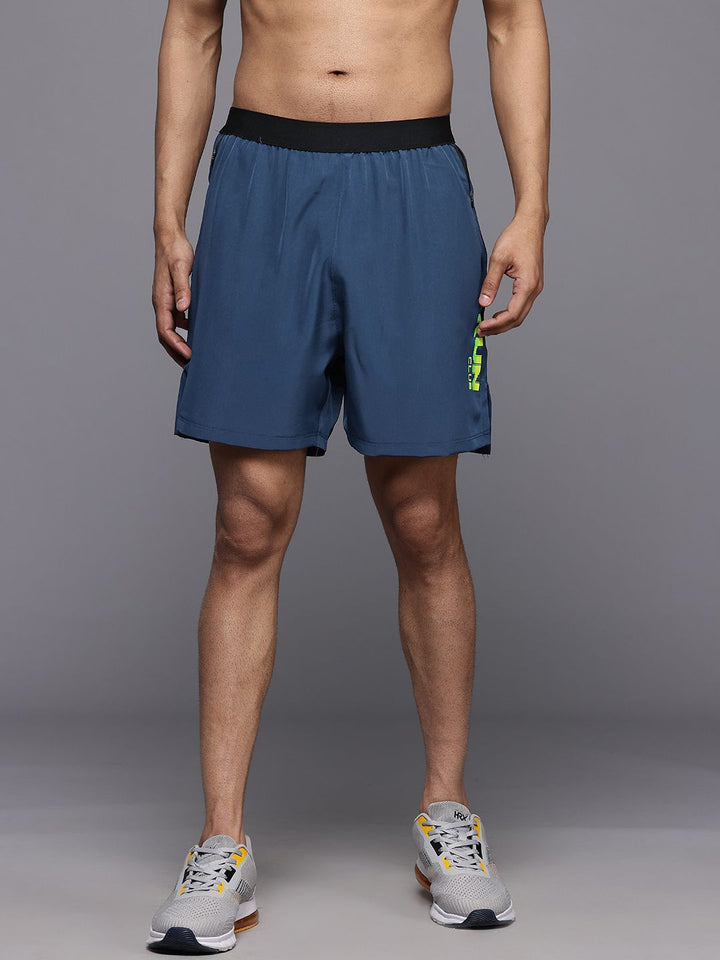 HRX by Hrithik Roshan Men Typography Printed Rapid-Dry Running Sports Shorts