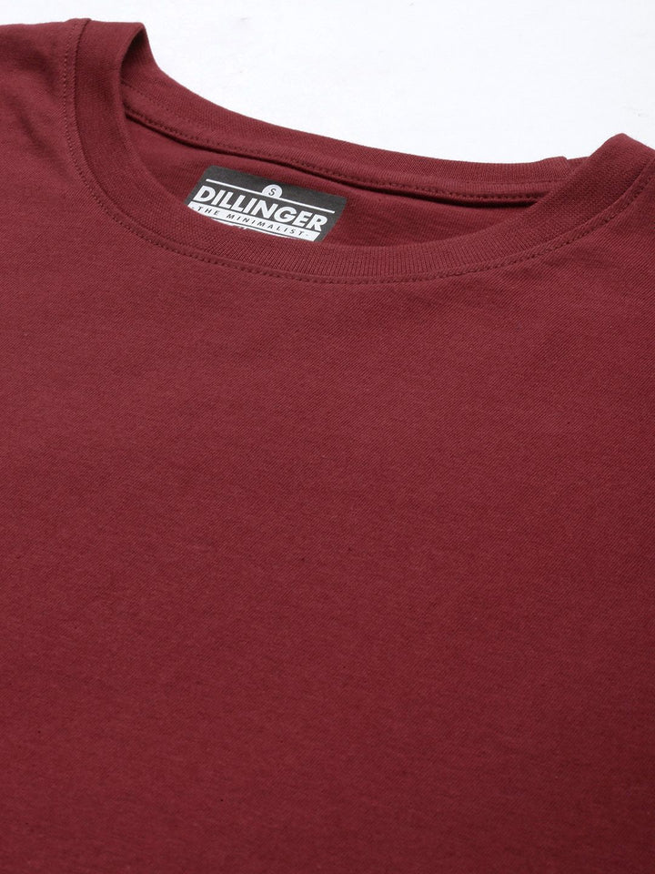 DILLINGER Round Neck Pure Cotton Oversized Fit T-shirt