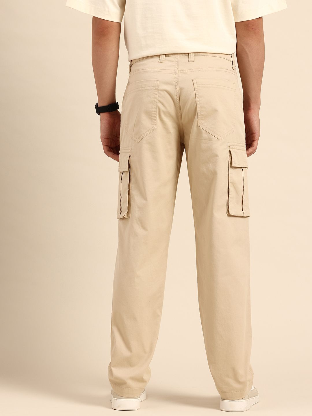 Being Human Men Slim Fit Cargos Trousers