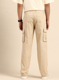 Being Human Men Slim Fit Cargos Trousers