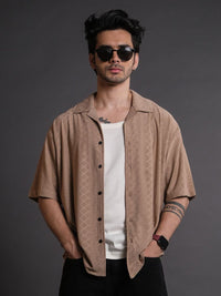 Powerlook Men Opaque Striped Casual Shirt
