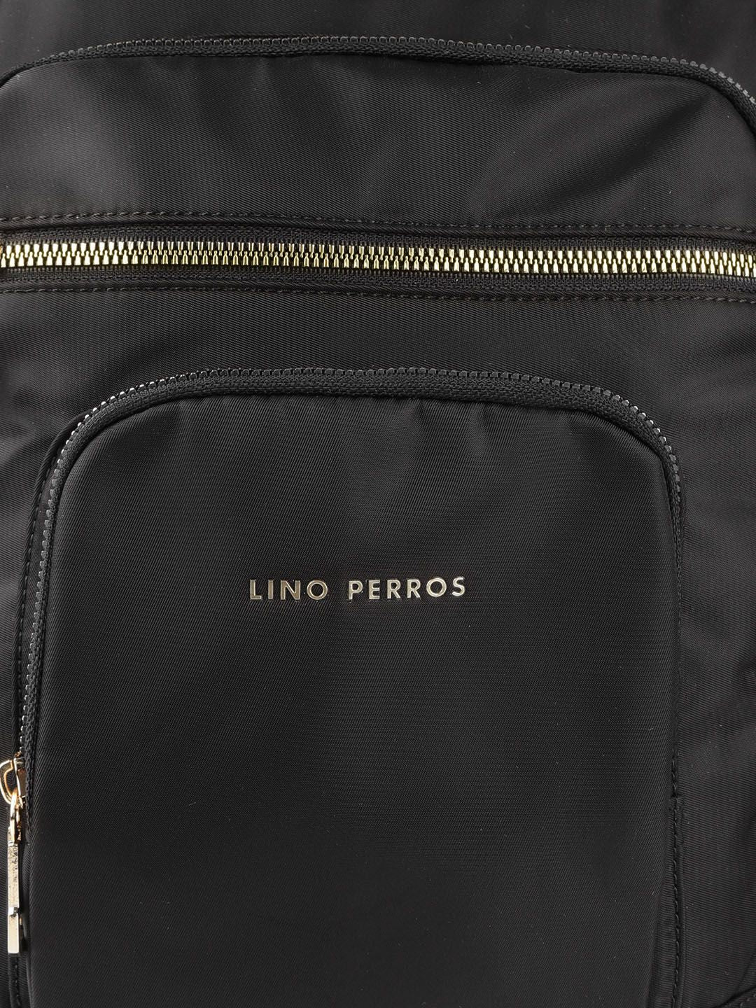 Lino Perros Women Black Solid Backpack