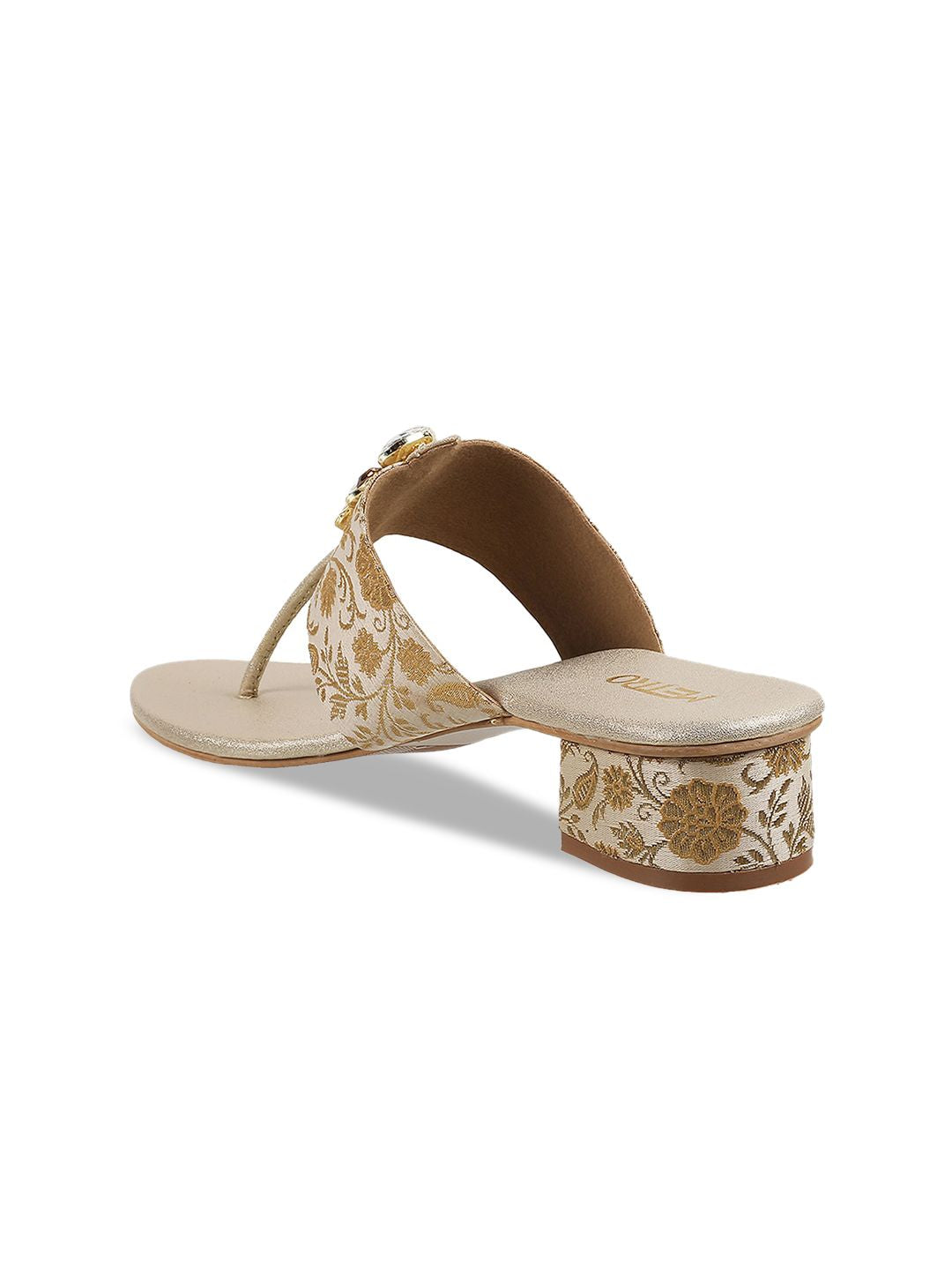 Metro Embellished Block Heels