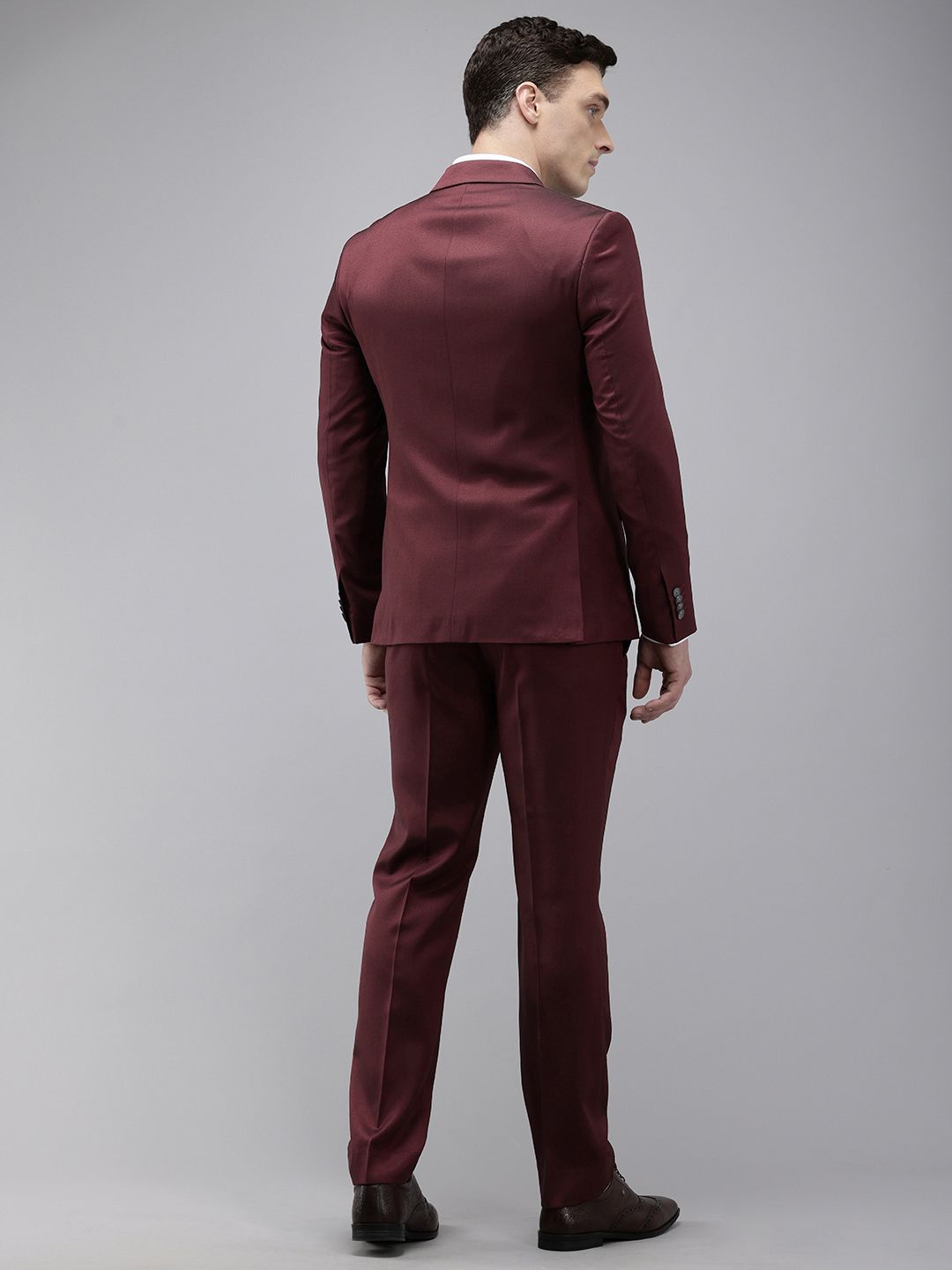 Park Avenue Single Breasted Slim Fit 3-Piece Party Wear Suit