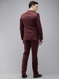 Park Avenue Single Breasted Slim Fit 3-Piece Party Wear Suit