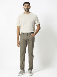 RARE RABBIT Men Poke-2 Mid Rise Slim Fit Cotton Trouser