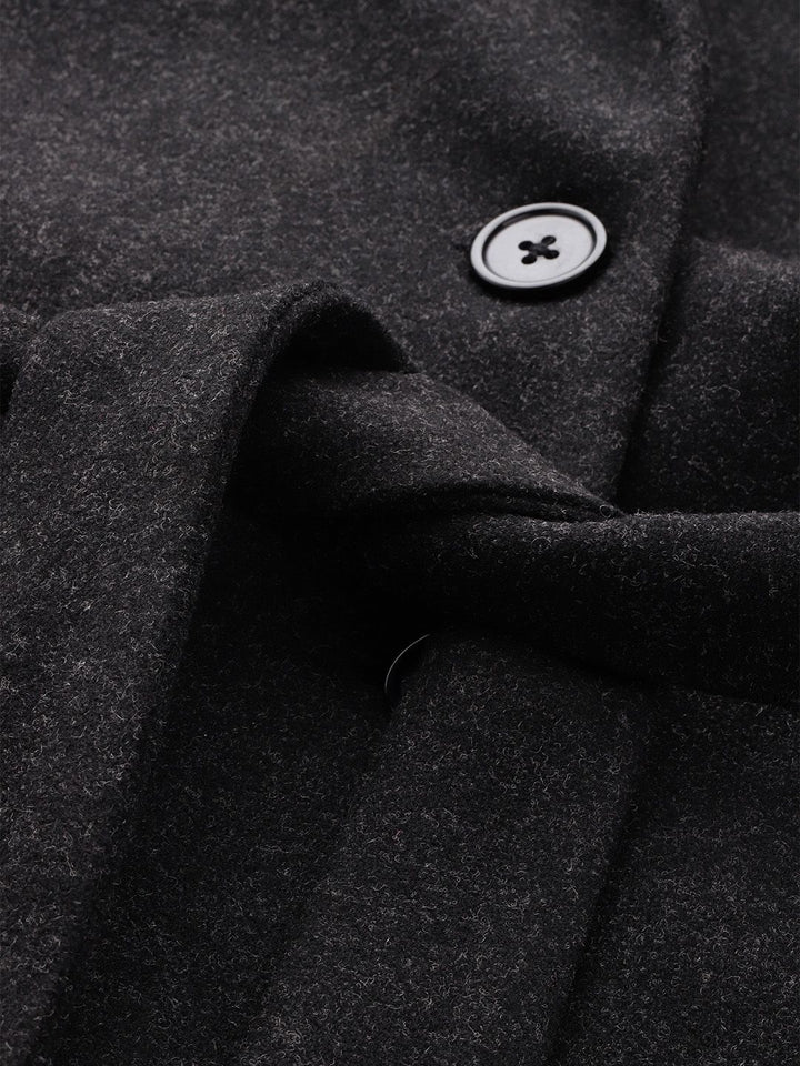 Semua Mengenai Anda Selendang Kolar Hooded Trench Coat