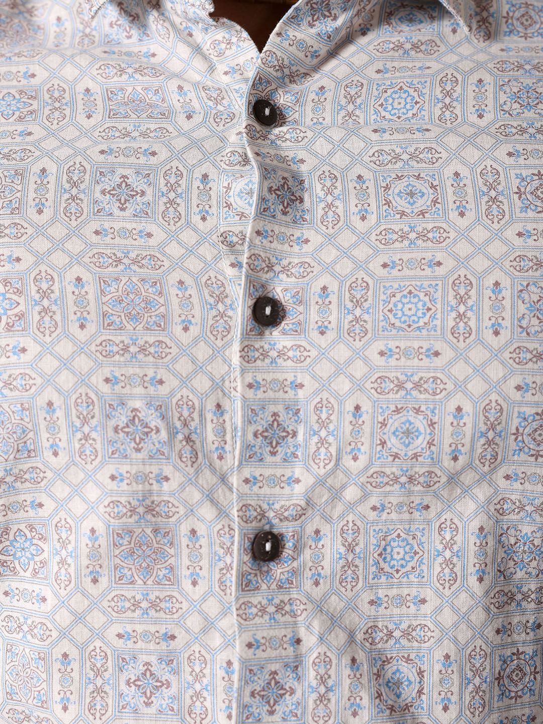 The Indian Garage Co Men Slim Fit Indie Printed Resortwear Shirt