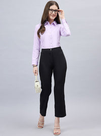 Style Quotient Women Smart Spread Collar Formal Shirt
