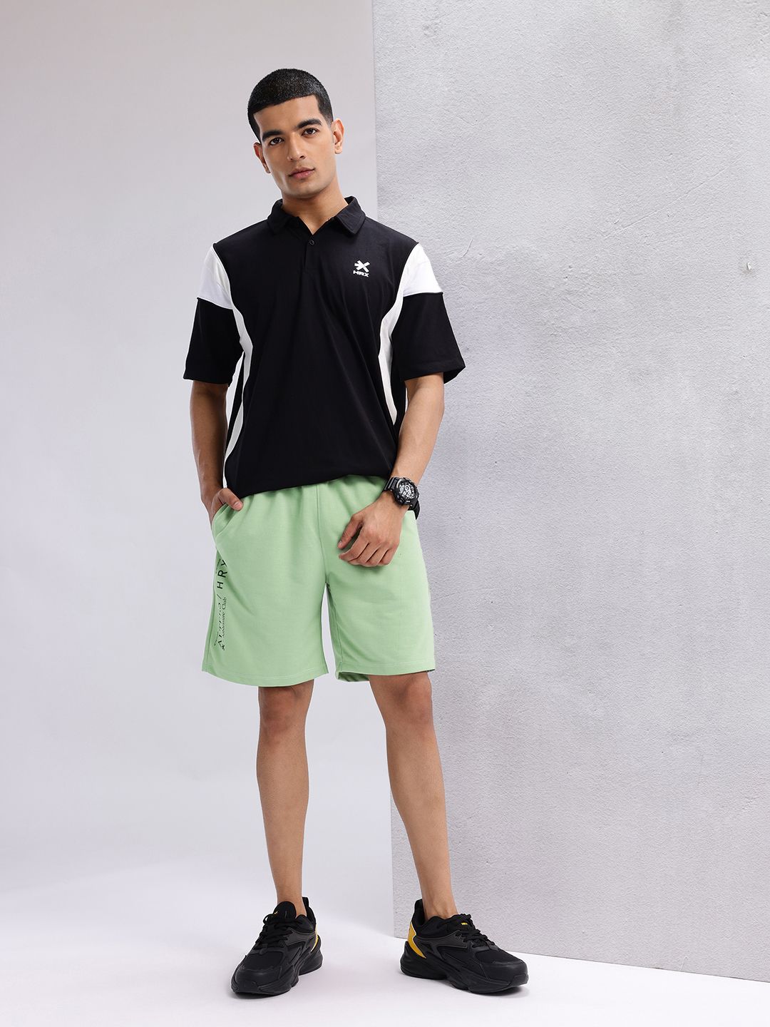 HRX by Hrithik Roshan Men Typography Printed Shorts