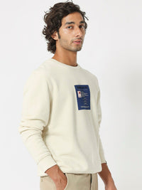 RARE RABBIT Men Rong Graphic Printed Sweatshirt