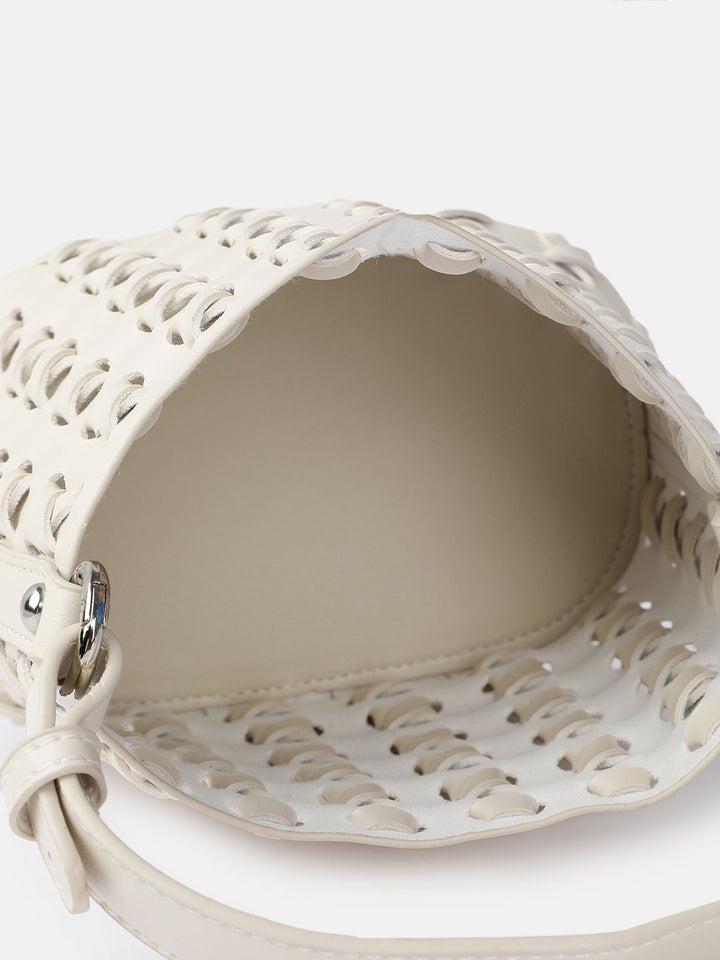 DressBerry Textured Structured Handheld Bag