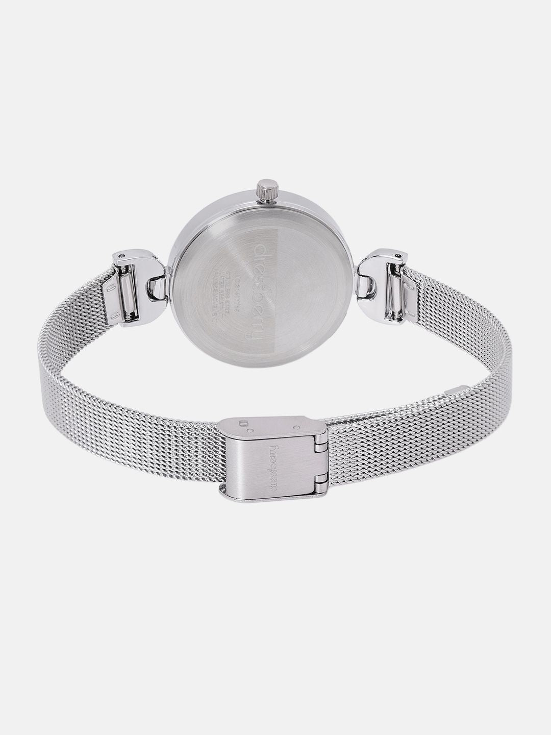 DressBerry Women Embellished Dial & Bracelet Style Straps Analogue Watch UT-A8648-GRY-DB