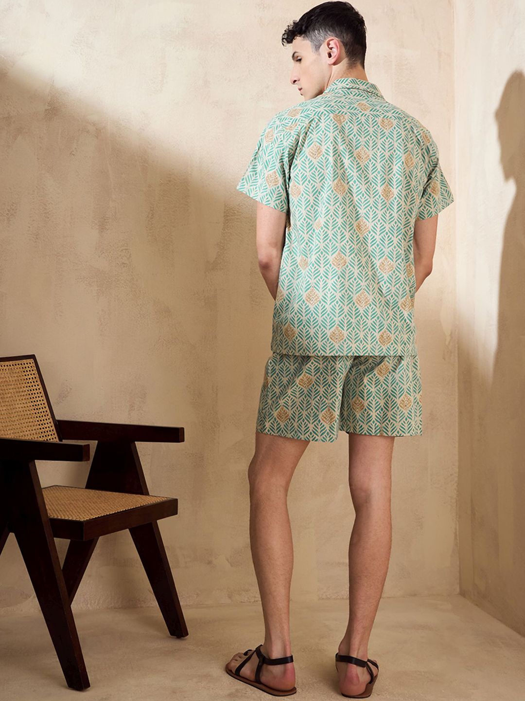 DENNISON Block Printed Oversized Co Ords Set