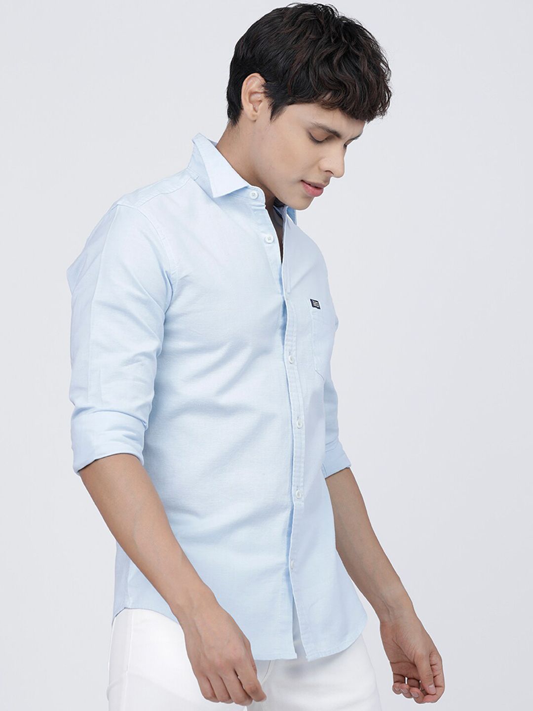The Indian Garage Co Men Blue Casual Shirt