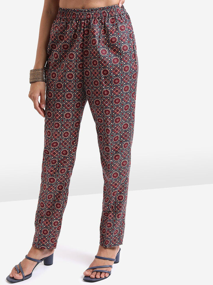 Vishudh Floral Printed Regular Kurta with Trousers & With Dupatta