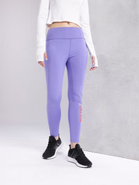 HRX by Hrithik Roshan Women Typography Print Rapid-Dry Running Tights
