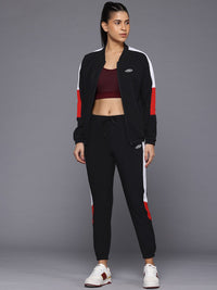 HRX by Hrithik Roshan Colourblocked Lifestyle Zip-Up Tracksuit