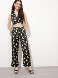 DressBerry Close To Nature Bird Printed Trousers