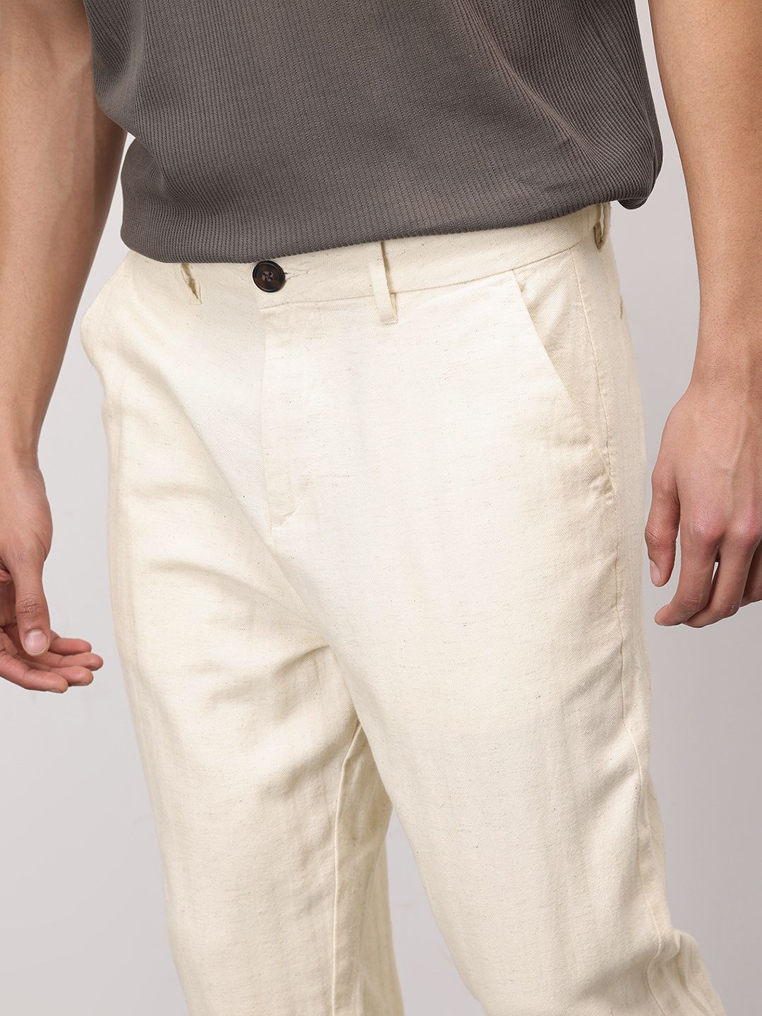 ether Kora Men Cotton Regular Trousers