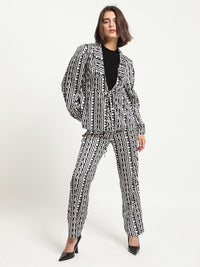 RAREISM Abstract Printed Tie Ups Shirt Style Top
