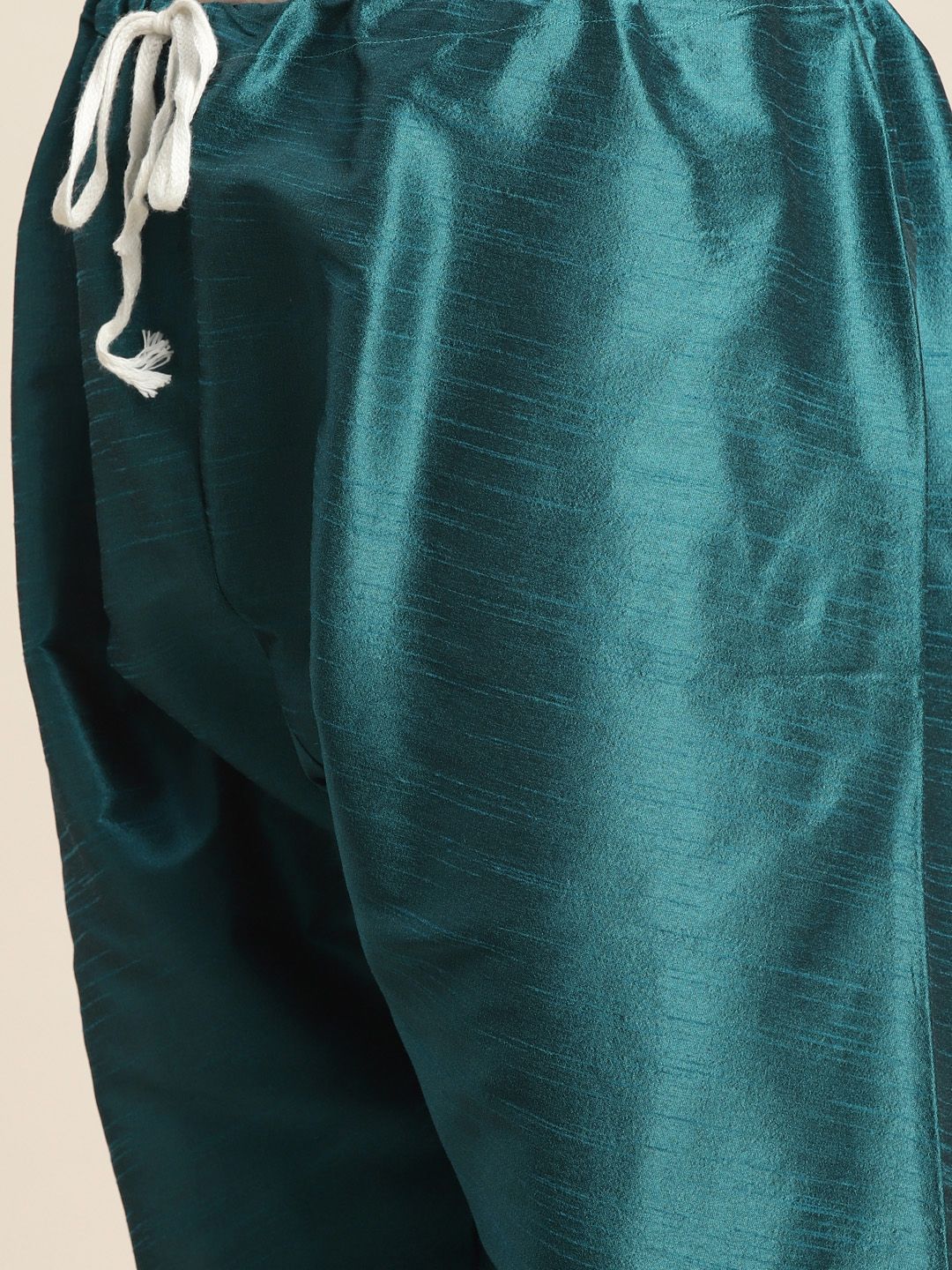 SOJANYA Men Teal Kurta with Churidar