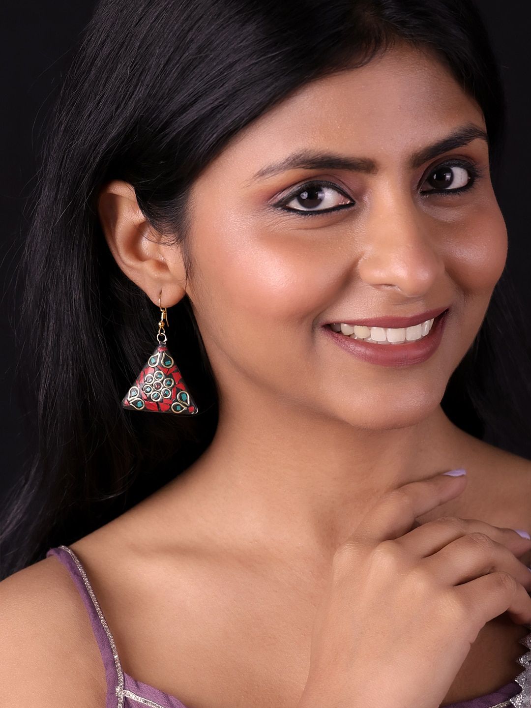 PANASH Gold Plated Classic Drop Earrings