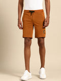 Menjadi Logo Lelaki Manusia Detail Kapas Pure Shorts Track
