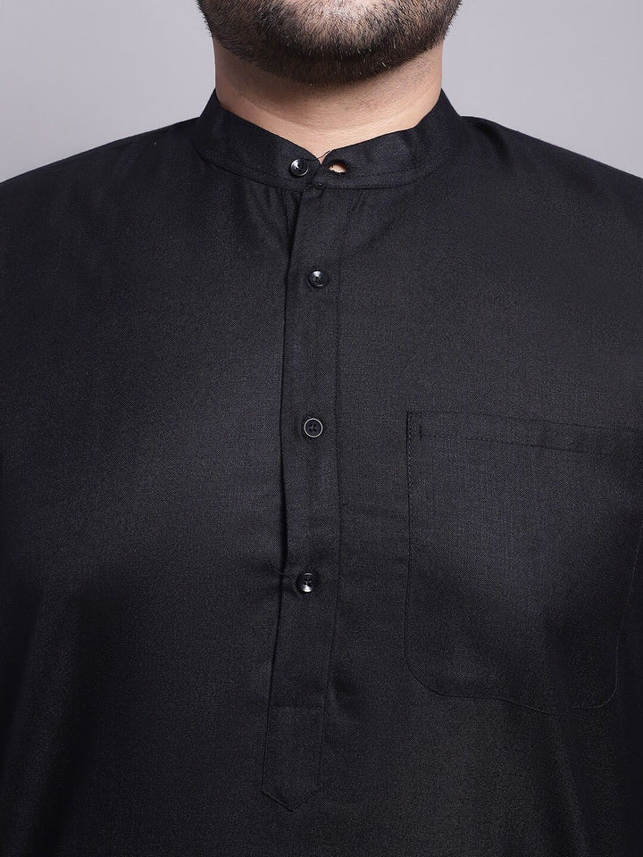 SOJANYA PLUS Kurta Lurus Dengan Piyama & Dengan Jaket Nehru Bercetak