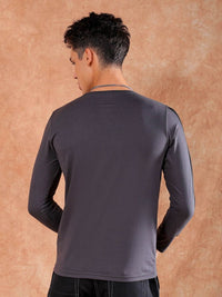 The Indian Garage Co Men Colourblocked Round Neck Slim Fit T-shirt