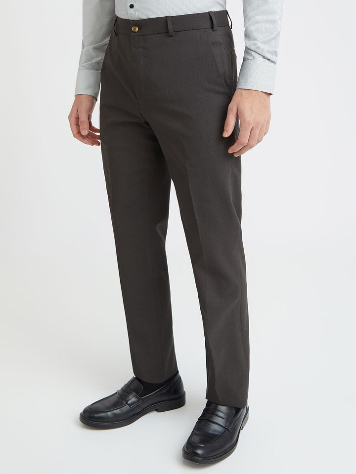 Park Avenue Men Textured Formal Trousers