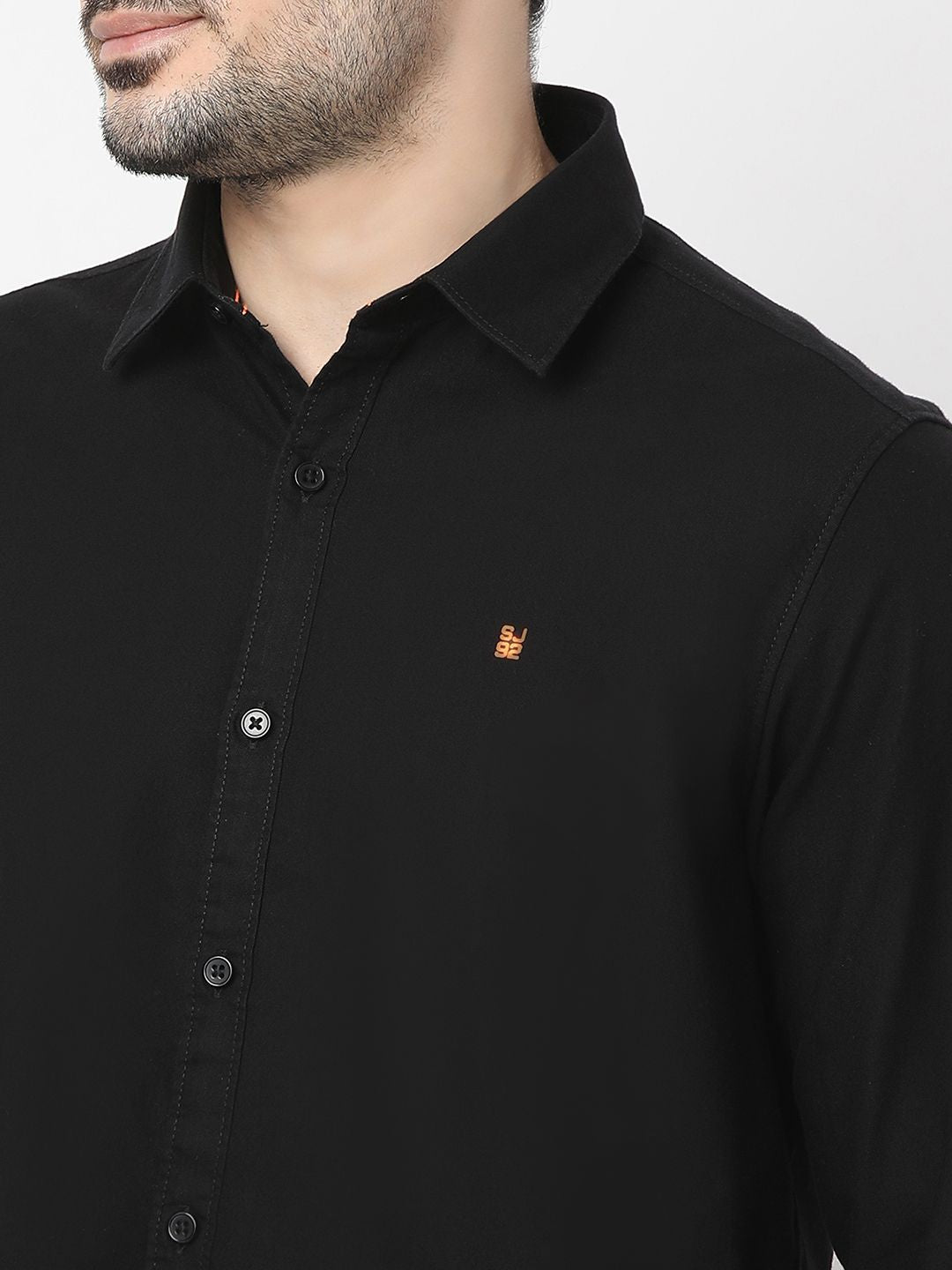 SPYKAR Pure Cotton Slim Fit Opaque Casual Shirt