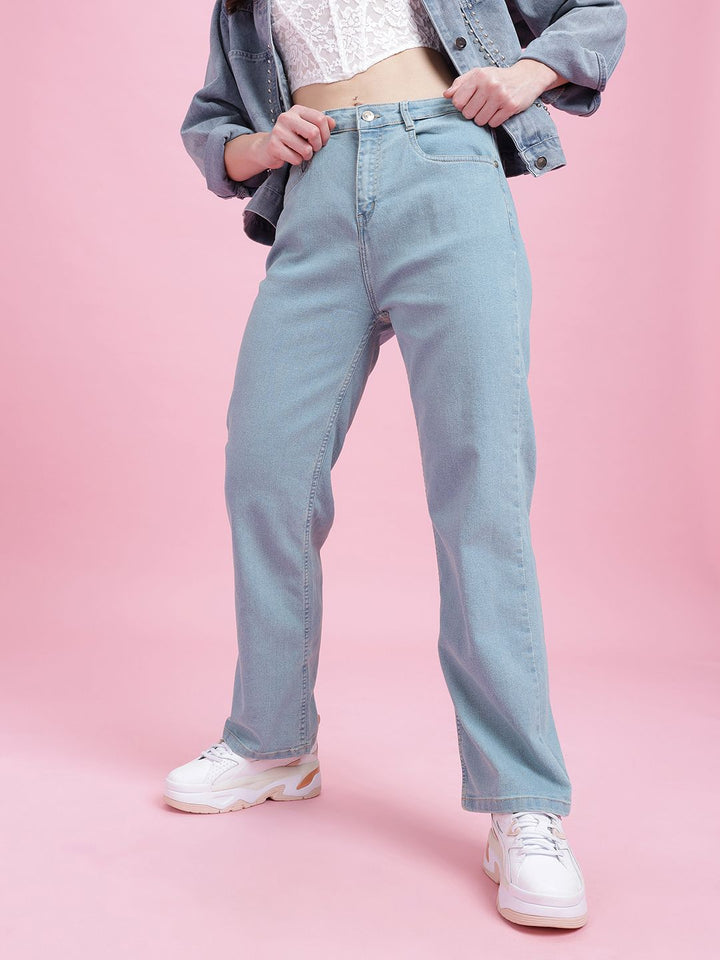 DressBerry Women Straight Fit Jeans