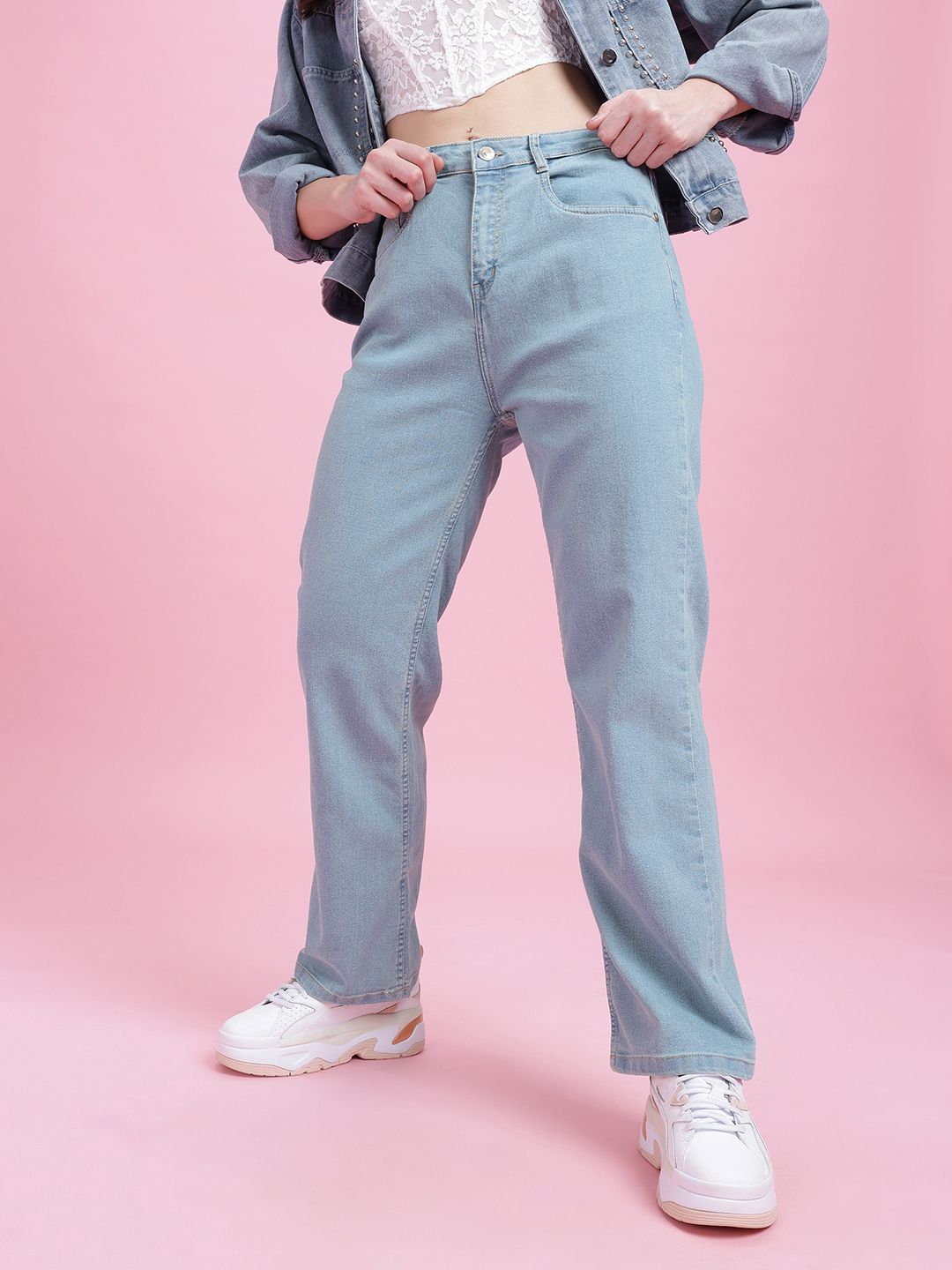 DressBerry Women Straight Fit Jeans