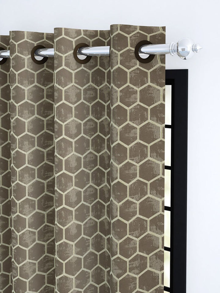 Story@Home Jacquard 400 GSM 9 feet 1 U Long Door Curtain