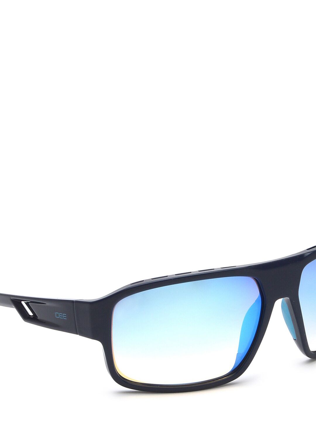 Idee lelaki cermin mata hitam persegi dengan lensa dilindungi UV-ids3019c4sg