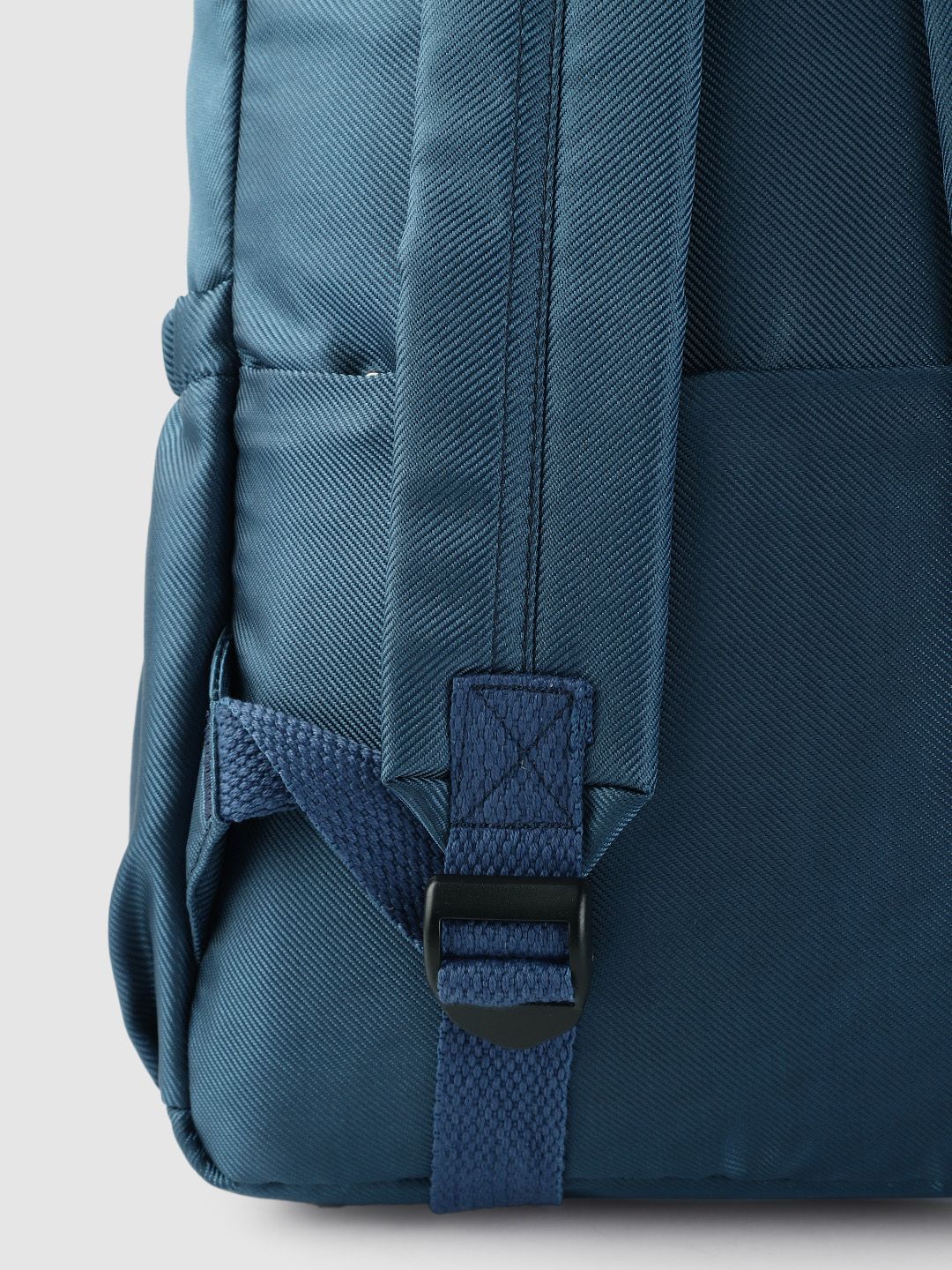 Lino Perros Women Teal Blue Solid Backpack- 28 Litres