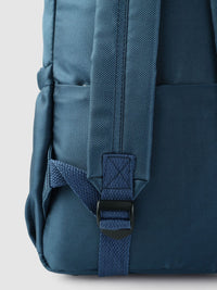 Lino Perros Women Teal Blue Solid Backpack- 28 Litres